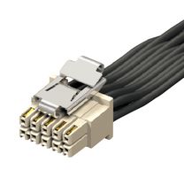 MMSD-06-24C-L-60.00-S-K Cable ASSY, 12P IDC Rcpt-Free End, 1.5m Samtec