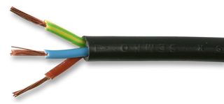 PEL01055 Cable H03VV-F3 2183Y 0.75mm Black 100m Pro Elec