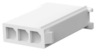 172344-1 Connector Housing, Rcpt, 3Pos, 4.2mm Amp - Te Connectivity