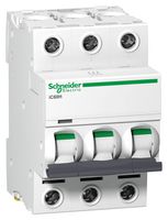 A9F53301 Thermal Mag CKT Breaker, 3P, 1A, 440VAC Schneider Electric