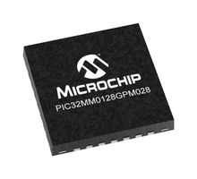 PIC32MM0128GPM028-I/M6 MCU, 32bit, PIC32, 25MHz, UQFN-28 Microchip