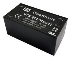 VTX-214-015-224 Power Supply, AC-DC, 24V, 0.625A VIGORTRONIX