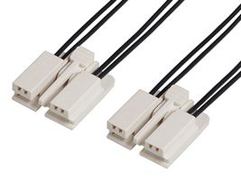 216330-1043 Cable, 4P EdgeLock Rcpt-Rcpt, 11.8" Molex