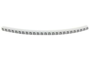 901-11027 Cable Marker, Pre Printed, Pvc, White HELLERMANNTYTON