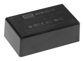 mPm-65-12 Power Supply, AC-DC, 12V, 5.42A Mean Well