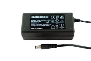 MP007790 Adapter, AC-DC, 5V, 4A multicomp Pro