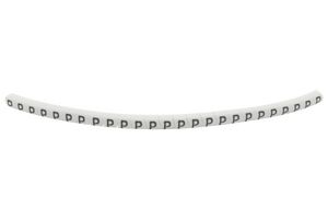 901-11039 Cable Marker, Pre Printed, Pvc, White HELLERMANNTYTON