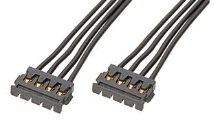36920-0401 Cable ASSY, 4Pos, WTB Rcpt-Rcpt, 100mm Molex