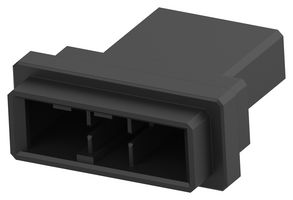 1-1747414-3 Connector Housing, Plug, 3Pos, 6.35mm Amp - Te Connectivity