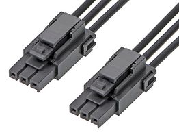 217465-1033 Cable, 3P Ultra-Fit Rcpt-Rcpt, 23.6" Molex