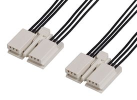 216330-1062 Cable, 6P EdgeLock Rcpt-Rcpt, 5.9" Molex