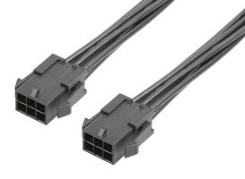 214757-1062 WTB Cord, 6P Micro-Fit Plug/Plug, 11.8" Molex