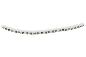 901-11086 Cable Marker, Pre Printed, Pvc, White HELLERMANNTYTON