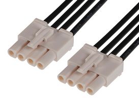 216290-1043 Cable ASSY, 4P WTB Rcpt-Rcpt, 23.6" Molex