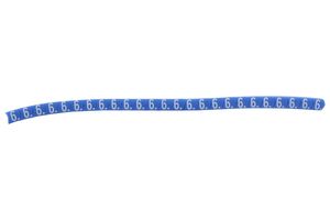 901-11006 CABLE MARKER, PRE PRINTED, PVC, BLUE HELLERMANNTYTON