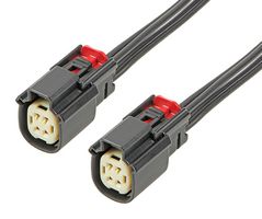 2162851041 WTB Cable, 4P MX150 Rcpt-Rcpt, 5.9" Molex