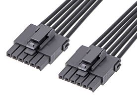 217465-1062 Cable, 6P Ultra-Fit Rcpt-Rcpt, 11.8" Molex