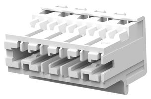 1703104-1 Connector Housing, Rcpt, 5Pos, 0.5mm Amp - Te Connectivity