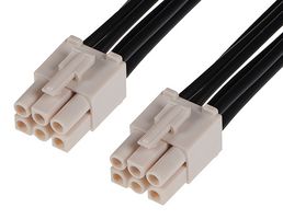 216290-1061 Cable ASSY, 6P WTB Rcpt-Rcpt, 5.9" Molex