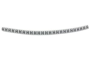 901-11081 Cable Marker, Pre Printed, Pvc, White HELLERMANNTYTON