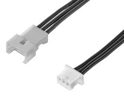 218113-0302 Cable ASSY, 3Pos Rcpt-Plug, 225mm Molex