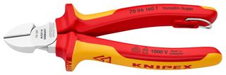 70 06 160 T Wire Cutter, Diagonal, 4mm, 160mm Knipex