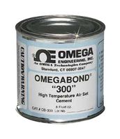 OB-300 Air Set Cement, 8oz, Off White Omega