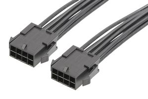 214757-2081 WTB Cord, 8P Micro-Fit Plug/Plug, 5.9" Molex