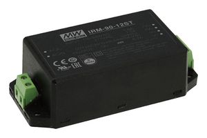 IRM-90-12ST Power Supply, AC-DC, 12V, 6.7A Mean Well