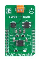 MikroE-3340 UART 1-Wire Click Board MikroElektronika