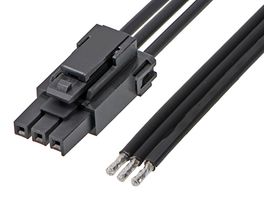 217466-1033 Cable, 3P Ultra-Fit Rcpt-Free End, 23.6" Molex