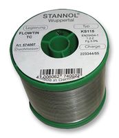 574019 Solder Wire, KS115, 0.5mm, 500g Stannol