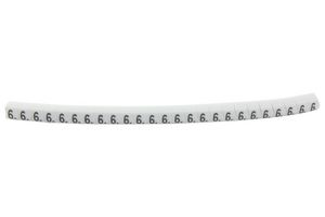 901-11071 Cable Marker, Pre Printed, Pvc, White HELLERMANNTYTON