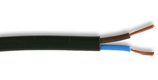 PEL01033 Cable H03VVH2-F 2192Y 0.75mm Blk 100m Pro Elec