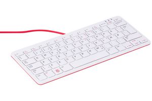 RPI-KEYB (DK)-Red/White Keyboard, Red/White - Denmark, RPI Raspberry-Pi