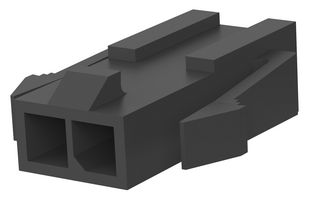 1445048-2 Plug Housing, 2Pos, Nylon 66/6, Black Amp - Te Connectivity