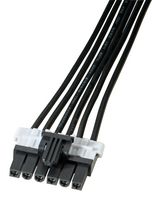 145135-0603 Cable ASSY, Mini-Fit 6P Rcpt-Rcpt, 11.8" Molex