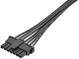 145132-0710 Cable ASSY, 7Pos, Rcpt-Rcpt, 1m Molex