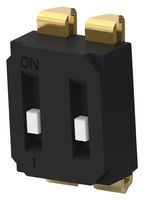 EDS02SNRSTU04Q Dip Switch, 2Pos, SPST, Slide, SMD Alcoswitch - Te Connectivity