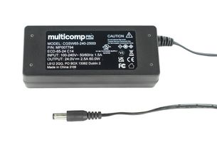 MP008784 Adapter, AC-DC, 15V, 4A multicomp Pro