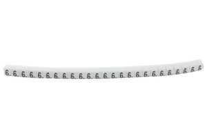 901-11021 Cable Marker, Pre Printed, Pvc, White HELLERMANNTYTON