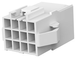 176299-1 Connector Housing, Rcpt, 12Pos, 3.96mm Amp - Te Connectivity