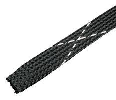 SE12PFR-TR0 Braided Sleeve, 3.2mm, Pet, 61M PANDUIT