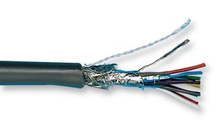 1282 SL005 Cable, 14AWG, 12 Core, Slate, 30.5m Alpha Wire