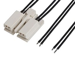 216331-1041 Cable, 4P EdgeLock Rcpt-Free End, 3.9" Molex