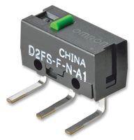 D2FS-F-N-A1 Microswitch, Plunger, SPST, 0.1A, 6vDC Omron
