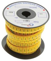 13611410 Cable Marker, K Type, A, REEL500 Raychem - Te Connectivity