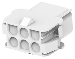 2178773-1 Connector Housing, Rcpt, 6Pos, 6.35mm Amp - Te Connectivity
