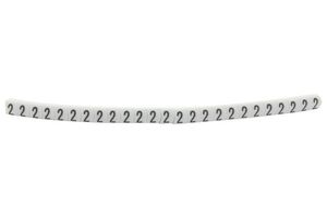 901-11067 CABLE MARKER, PRE PRINTED, PVC, WHITE HELLERMANNTYTON