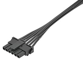 145132-0600 Cable ASSY, 6Pos, Rcpt-Rcpt, 75mm Molex